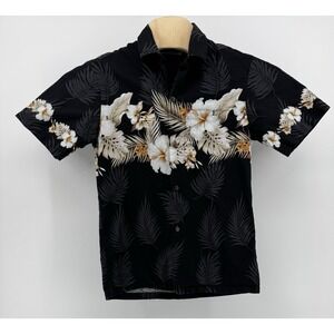 Pacific Legend Hawaiian Shirt Men's Size S Floral Tropical Beach Aloha USA Made